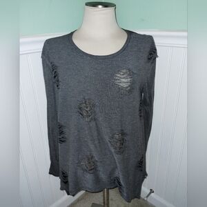 Hem & Thread woman's Large long sleeve top